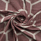 60" X 50" Purple Woven Cotton Geometric Throw Blanket with Fringe