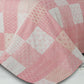 Cream Knitted Cotton Geometric Throw