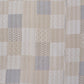 Cream Knitted Cotton Geometric Throw