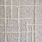 60" X 50" Gray Woven Cotton Striped Throw Blanket with Fringe