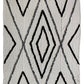 60" X 50" Cream Woven Cotton Geometric Throw Blanket with Fringe