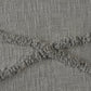 60" X 50" Orange Woven Cotton Throw Blanket with Fringe