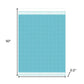 50" X 60" Blue Woven Cotton Throw Blanket with Fringe