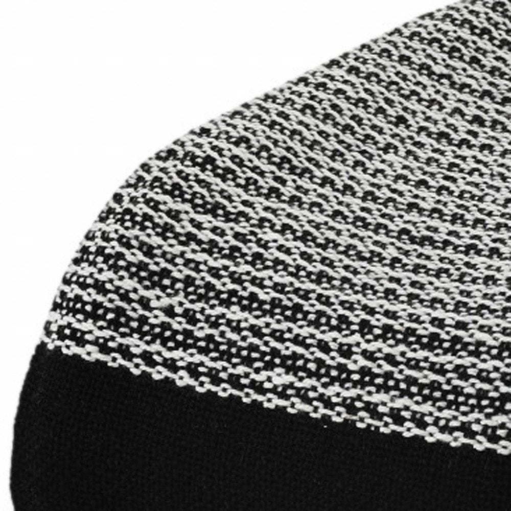 50" X 60" Gray Woven Cotton Checkered Throw Blanket with Fringe