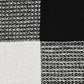 50" X 60" Gray Woven Cotton Checkered Throw Blanket with Fringe