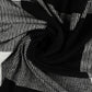 50" X 60" Gray Woven Cotton Checkered Throw Blanket with Fringe