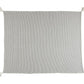 50" X 60" Black and White Woven Cotton Striped Throw Blanket with Tassels