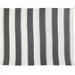 50" X 60" Blue and White Woven Cotton Striped Throw Blanket with Tassels