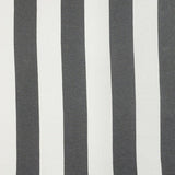 50" X 60" Blue and White Woven Cotton Striped Throw Blanket with Tassels