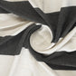 50" X 60" Blue and White Woven Cotton Striped Throw Blanket with Tassels