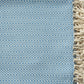 50" X 60" Gray Woven Cotton Geometric Throw Blanket with Fringe