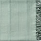 Green Woven Cotton Striped Throw Blanket