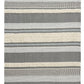 60" X 50" Cream Woven Cotton Herringbone Throw Blanket with Fringe