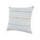 18" Gray and White Throw Pillow