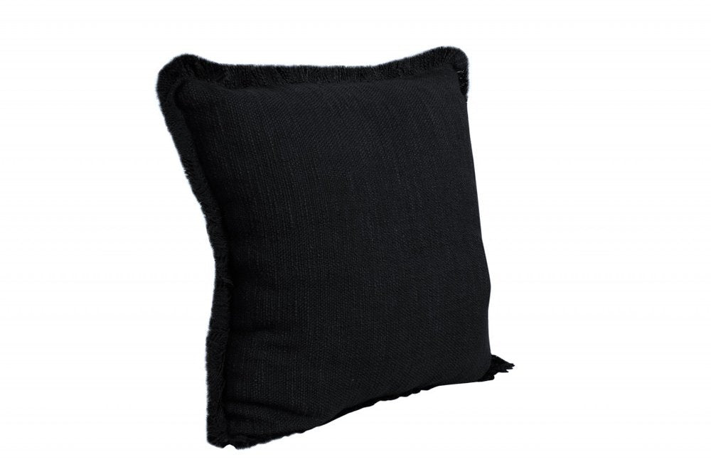 14" X 36" Navy Blue 100% Cotton Zippered Pillow