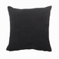20" X 20" White And Black 100% Cotton Geometric Zippered Pillow