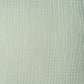 20" X 20" Aqua Blue And Cream 100% Cotton Zippered Pillow