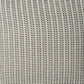 18" X 18" Navy And Ivory 100% Cotton Striped Zippered Pillow