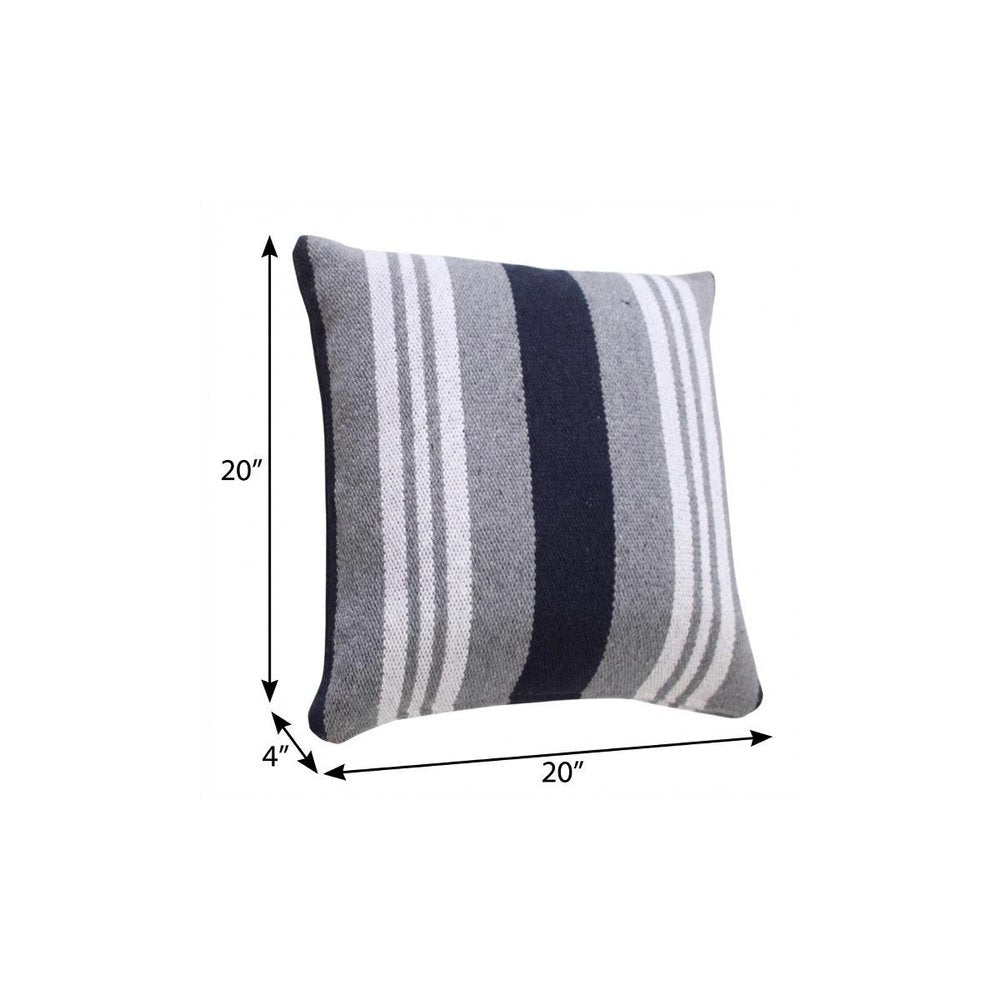 14" X 36" Beige and Gray Lumbar Throw Pillow