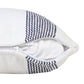 20" X 20" Black And White 100% Cotton Geometric Zippered Pillow