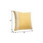 20" X 20" Green And White 100% Cotton Geometric Zippered Pillow