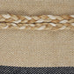 24" Denim Blue Jute Throw Pillow