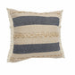 24" Denim Blue Jute Throw Pillow