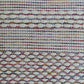 20" X 20" Ivory Red Green Blue Yellow And Orange 100% Cotton Geometric Zippered Pillow