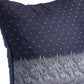 20" Black and Yellow Throw Pillow with Tassels