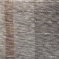 20" Gray And Light Brown Striped Throw Pillow with Tassels