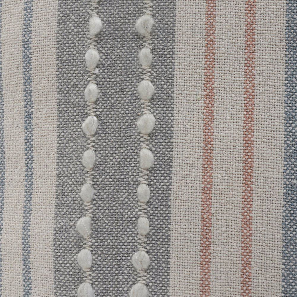 20" Yellow and White Throw Pillow