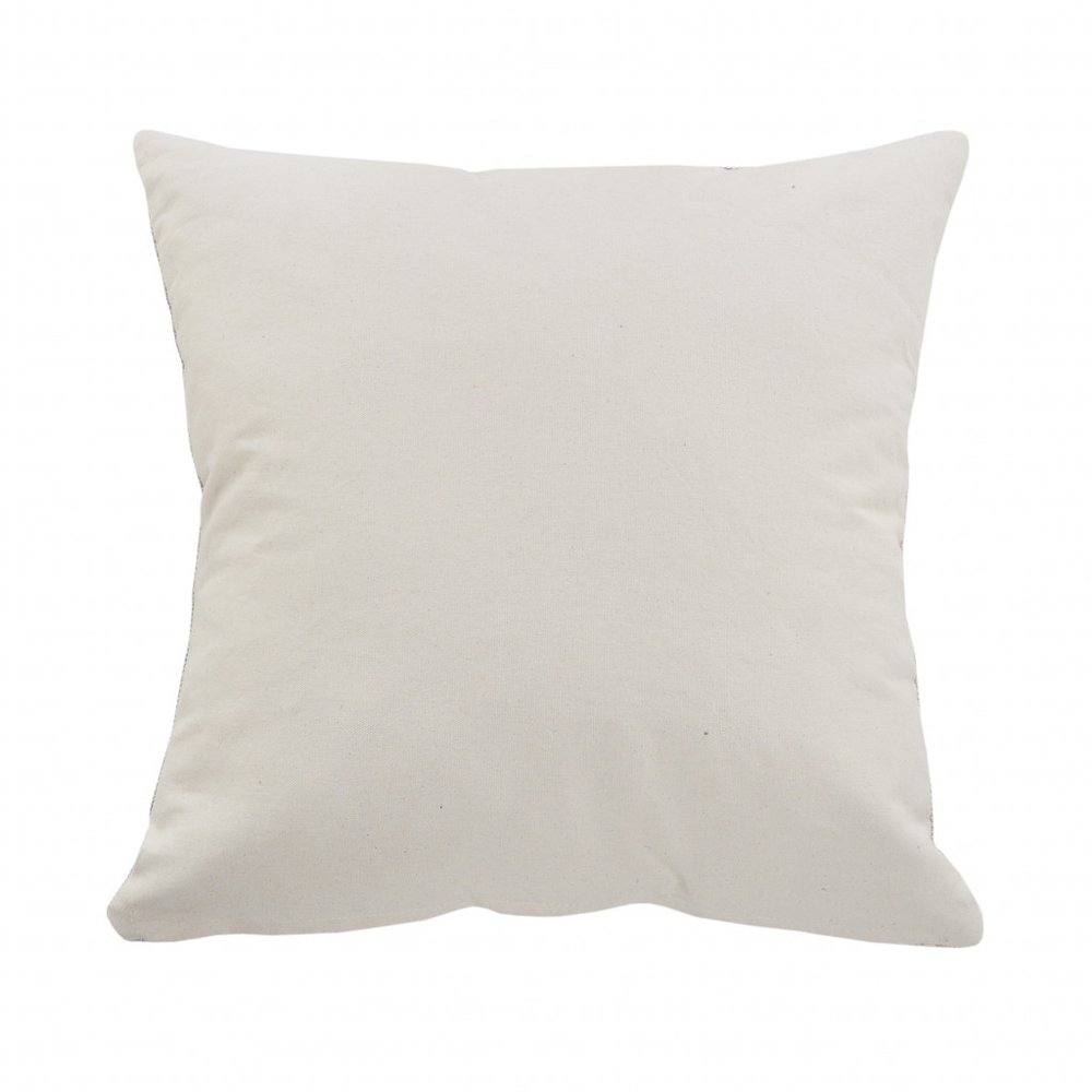 20" Yellow and White Throw Pillow