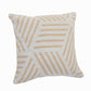 20" Black And White Cotton Geometric Throw Pillow