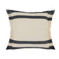 20" Gray and White Throw Pillow