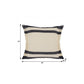 20" Gray and White Throw Pillow