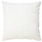 20" Indigo And White Cotton Motif Throw Pillow
