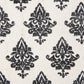 20" Indigo And White Cotton Motif Throw Pillow