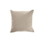18" Cream Cotton Throw Pillow