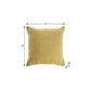 20" X 20" Frost Blue 100% Cotton Zippered Pillow