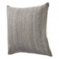 20" Gray Wool Throw Pillow