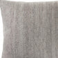 20" Gray Wool Throw Pillow