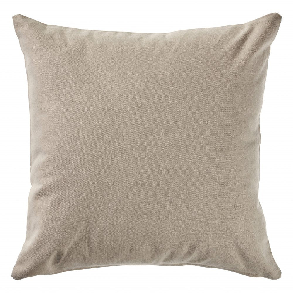 20" Gray Wool Throw Pillow