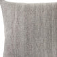20" Gray Wool Throw Pillow
