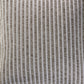 22" X 22" Beige And Cream 100% Cotton Striped Zippered Pillow