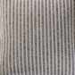22" X 22" Beige And Cream 100% Cotton Striped Zippered Pillow
