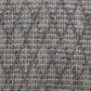 20" X 20" Gray 100% Cotton Geometric Zippered Pillow