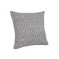 20" Blue Geometric Cotton Throw Pillow