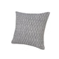 20" Blue Geometric Cotton Throw Pillow