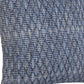20" X 20" Gray 100% Cotton Geometric Zippered Pillow