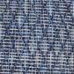20" Blue Geometric Cotton Throw Pillow